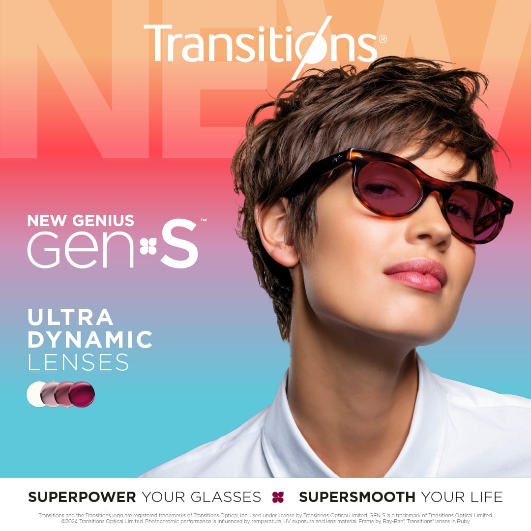 Tròng Kính Essilor Transitions GEN S Đổi Màu Chính Hãng Cao Cấp
